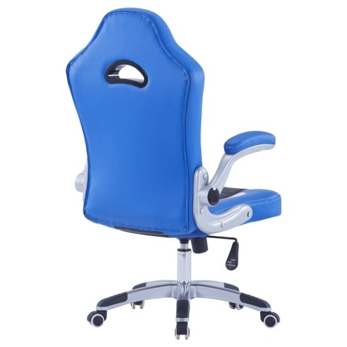 Геймърски стол, син, изкуствена кожа ➤ топ цена ➤ sorbe.bg