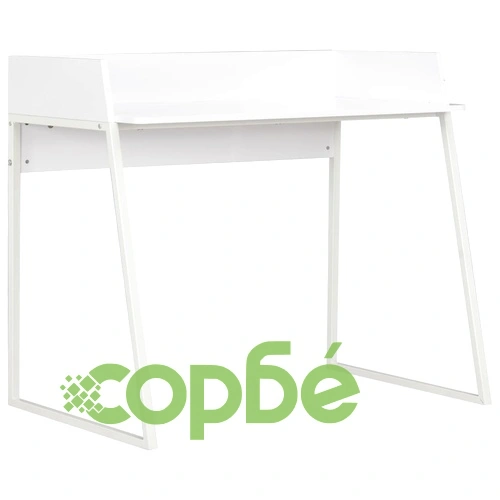 Бюро, бяло, 90x60x88 см ➤ топ цена ➤ sorbe.bg