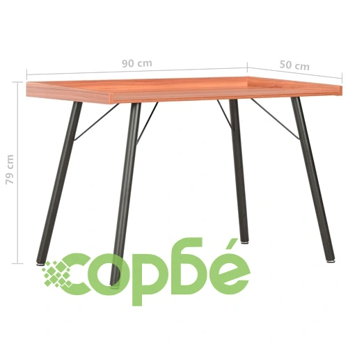 Бюро, кафяво, 90x50x79 см ➤ топ цена ➤ sorbe.bg