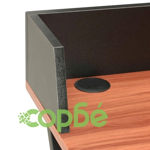 Бюро, черно и кафяво, 80x50x84 см ➤ топ цена ➤ sorbe.bg