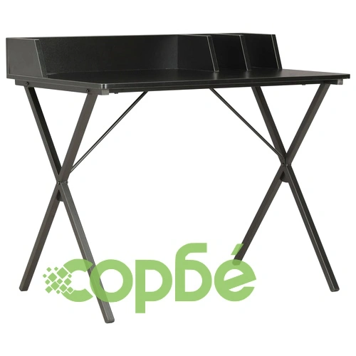 Бюро, черно, 80x50x84 см ➤ топ цена ➤ sorbe.bg