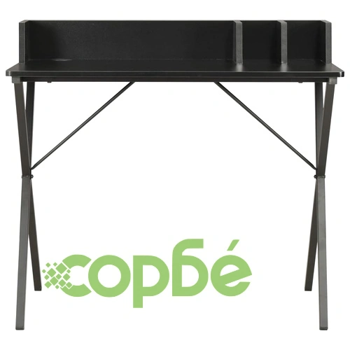 Бюро, черно, 80x50x84 см ➤ топ цена ➤ sorbe.bg