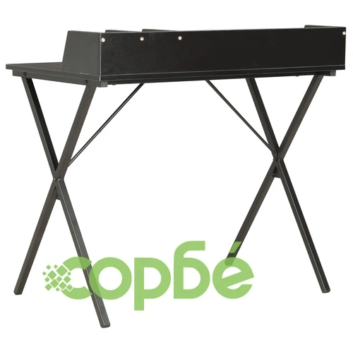 Бюро, черно, 80x50x84 см ➤ топ цена ➤ sorbe.bg