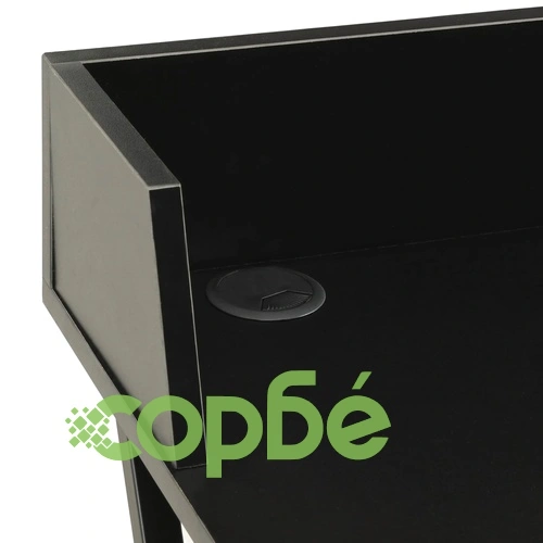 Бюро, черно, 80x50x84 см ➤ топ цена ➤ sorbe.bg