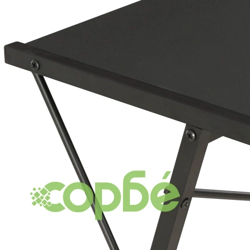 Бюро с рафт, черно, 116x50x93 см ➤ топ цена ➤ sorbe.bg