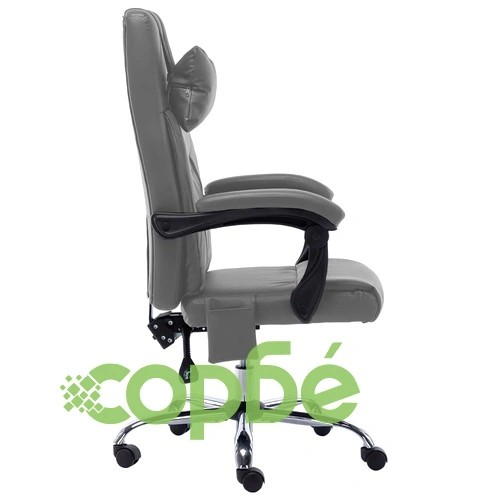 Масажен офис стол, антрацит, изкуствена кожа ➤ топ цена ➤ sorbe.bg