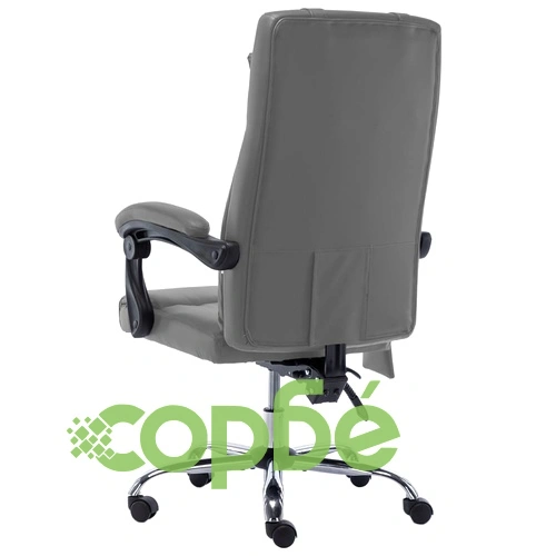 Масажен офис стол, антрацит, изкуствена кожа ➤ топ цена ➤ sorbe.bg