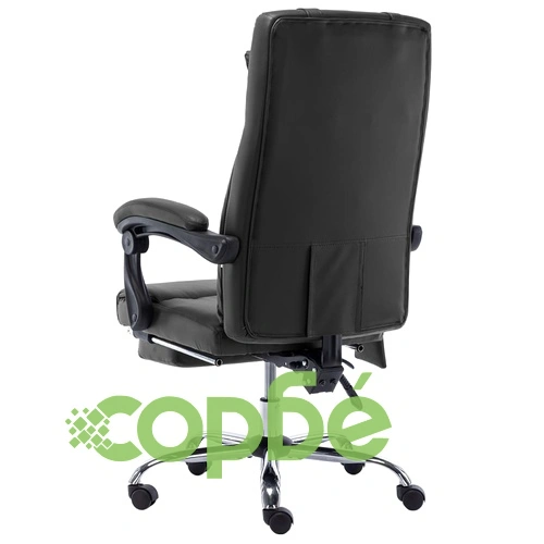 Масажен офис стол, черен, изкуствена кожа ➤ топ цена ➤ sorbe.bg