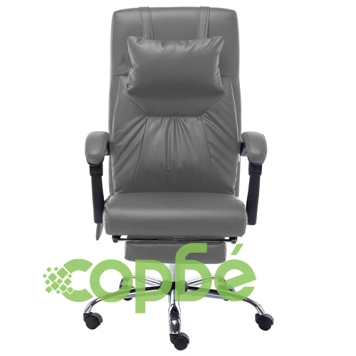 Масажен офис стол, антрацит, изкуствена кожа ➤ топ цена ➤ sorbe.bg