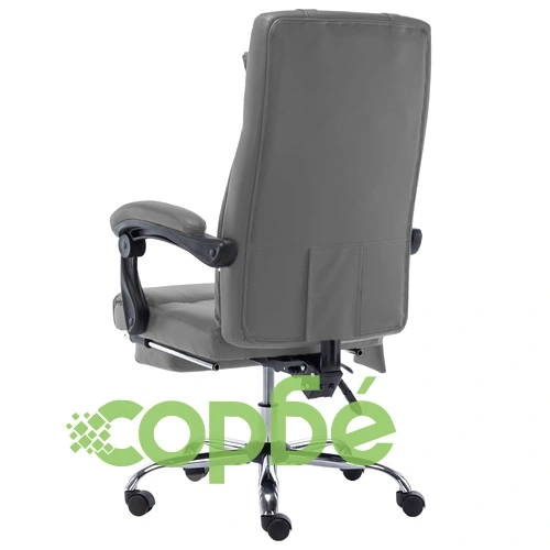 Масажен офис стол, антрацит, изкуствена кожа ➤ топ цена ➤ sorbe.bg