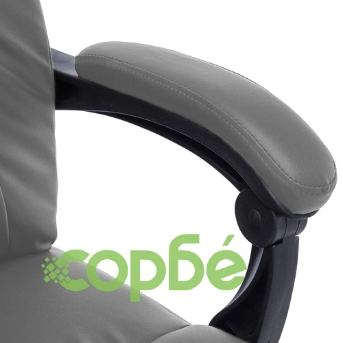 Масажен офис стол, антрацит, изкуствена кожа ➤ топ цена ➤ sorbe.bg