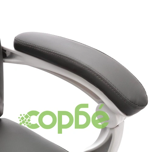 Масажен офис стол, сив, изкуствена кожа ➤ топ цена ➤ sorbe.bg