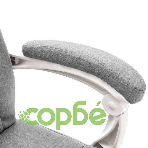 Масажен офис стол, сив, текстил ➤ топ цена ➤ sorbe.bg