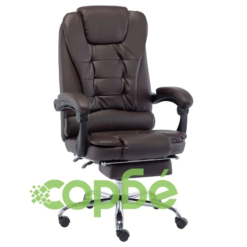 Офис стол, кафяв, изкуствена кожа ➤ топ цена ➤ sorbe.bg