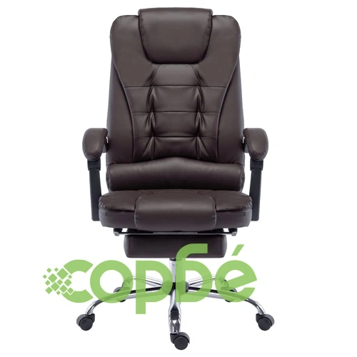 Офис стол, кафяв, изкуствена кожа ➤ топ цена ➤ sorbe.bg