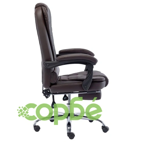 Офис стол, кафяв, изкуствена кожа ➤ топ цена ➤ sorbe.bg