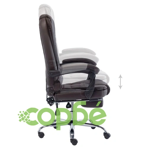 Офис стол, кафяв, изкуствена кожа ➤ топ цена ➤ sorbe.bg