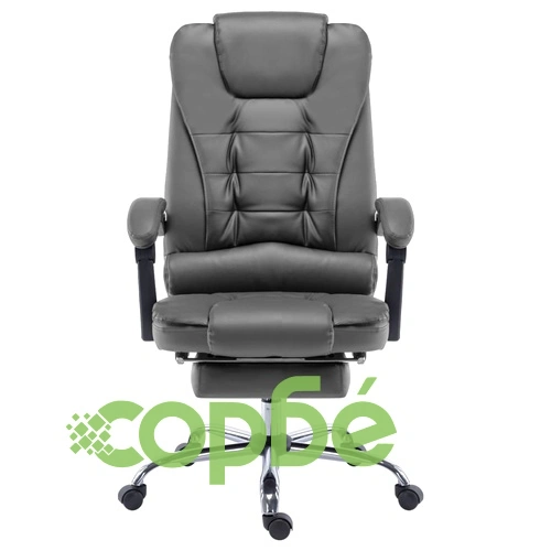 Офис стол, антрацит, изкуствена кожа ➤ топ цена ➤ sorbe.bg