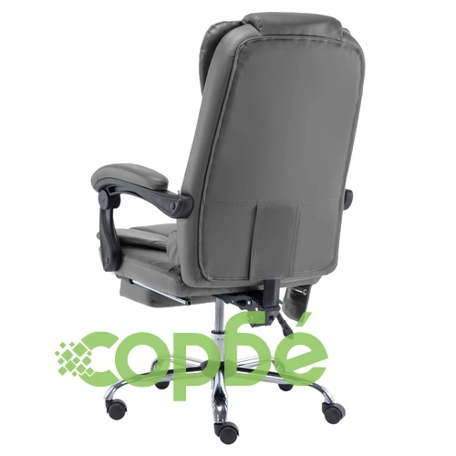 Масажен офис стол, антрацит, изкуствена кожа ➤ топ цена ➤ sorbe.bg