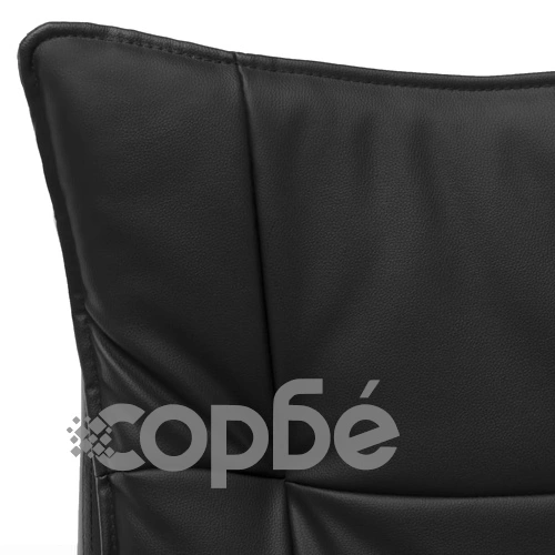 Офис стол, черен, изкуствена кожа ➤ топ цена ➤ sorbe.bg