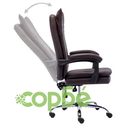 Офис стол, кафяв, изкуствена кожа ➤ топ цена ➤ sorbe.bg