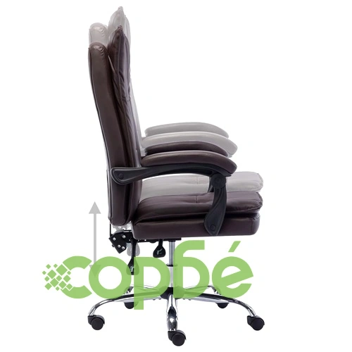 Офис стол, кафяв, изкуствена кожа ➤ топ цена ➤ sorbe.bg