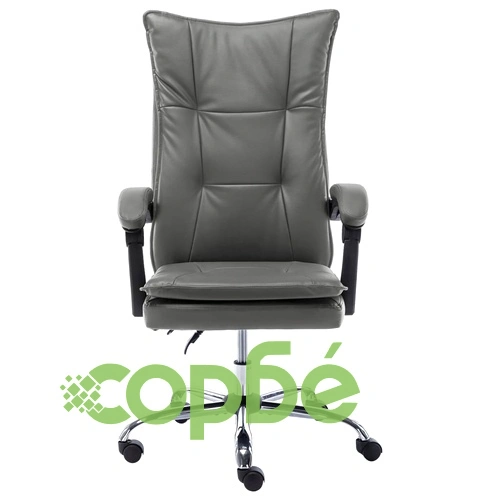 Офис стол, антрацит, изкуствена кожа ➤ топ цена ➤ sorbe.bg