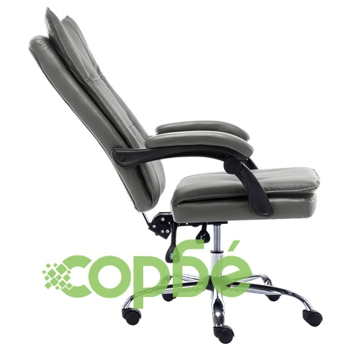 Офис стол, антрацит, изкуствена кожа ➤ топ цена ➤ sorbe.bg