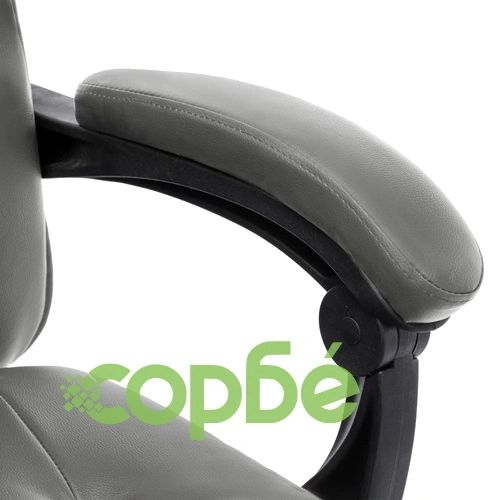 Офис стол, антрацит, изкуствена кожа ➤ топ цена ➤ sorbe.bg