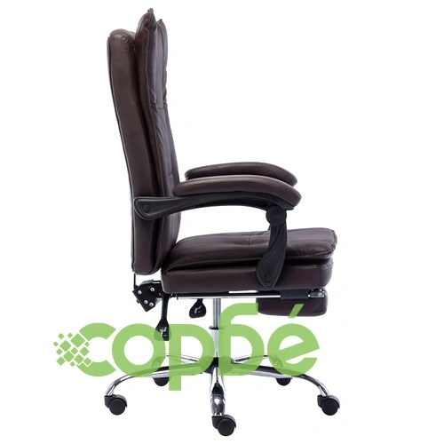 Офис стол, кафяв, изкуствена кожа ➤ топ цена ➤ sorbe.bg