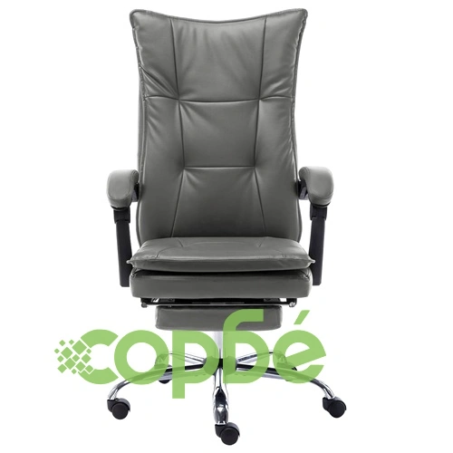 Офис стол, антрацит, изкуствена кожа ➤ топ цена ➤ sorbe.bg