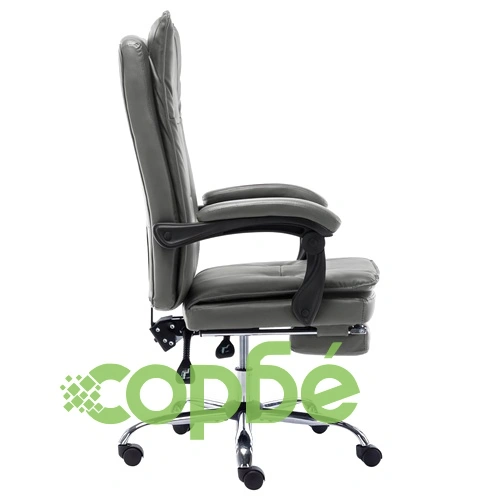 Офис стол, антрацит, изкуствена кожа ➤ топ цена ➤ sorbe.bg