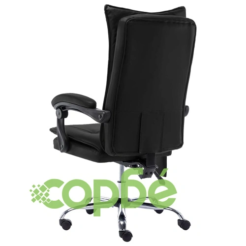 Масажен офис стол, черен, изкуствена кожа ➤ топ цена ➤ sorbe.bg