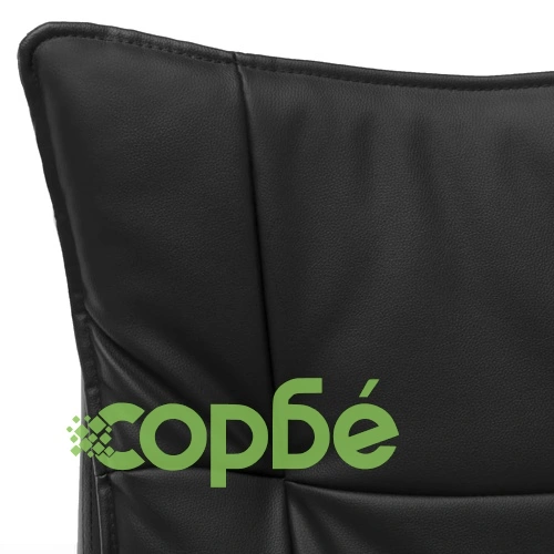 Масажен офис стол, черен, изкуствена кожа ➤ топ цена ➤ sorbe.bg