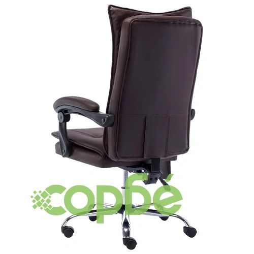 Масажен офис стол, кафяв, изкуствена кожа ➤ топ цена ➤ sorbe.bg