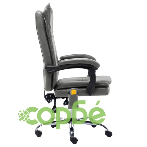 Масажен офис стол, антрацит, изкуствена кожа ➤ топ цена ➤ sorbe.bg