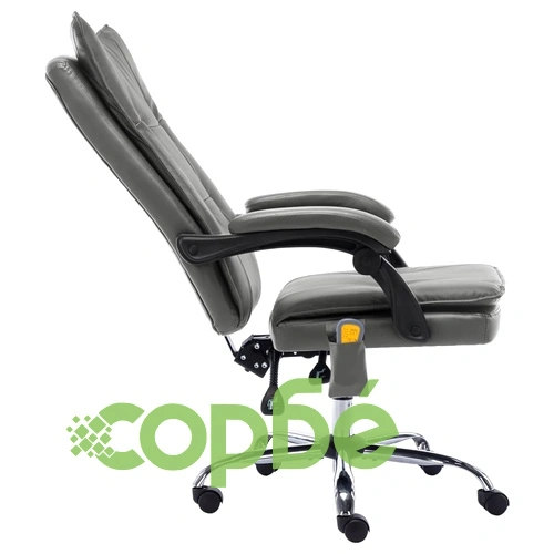 Масажен офис стол, антрацит, изкуствена кожа ➤ топ цена ➤ sorbe.bg