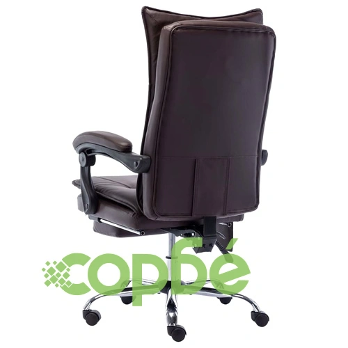 Масажен офис стол, кафяв, изкуствена кожа ➤ топ цена ➤ sorbe.bg