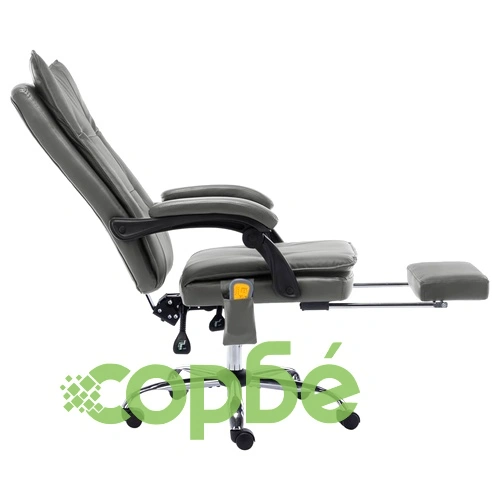 Масажен офис стол, антрацит, изкуствена кожа ➤ топ цена ➤ sorbe.bg