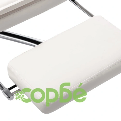 Масажен офис стол, кремав, изкуствена кожа ➤ топ цена ➤ sorbe.bg