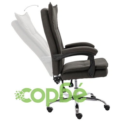 Офис стол, сив, текстил ➤ топ цена ➤ sorbe.bg