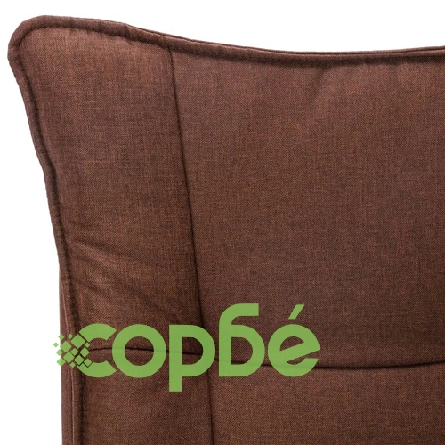 Офис стол, кафяв, текстил ➤ топ цена ➤ sorbe.bg