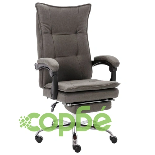 Офис стол, сив, текстил ➤ топ цена ➤ sorbe.bg