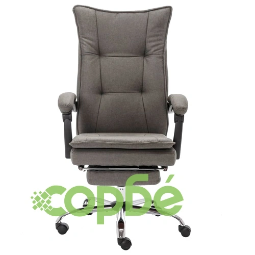 Офис стол, сив, текстил ➤ топ цена ➤ sorbe.bg