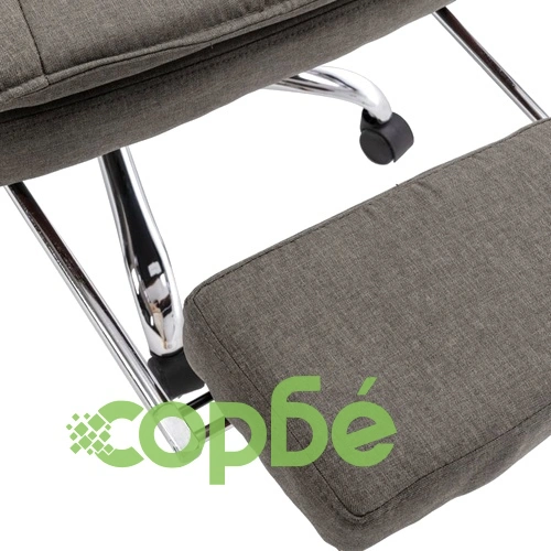 Офис стол, сив, текстил ➤ топ цена ➤ sorbe.bg