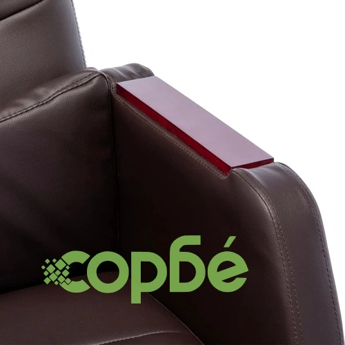 Офис стол, кафяв, изкуствена кожа ➤ топ цена ➤ sorbe.bg