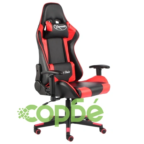 Въртящ геймърски стол, червен, PVC ➤ топ цена ➤ sorbe.bg