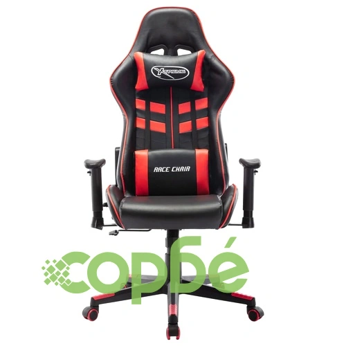 Геймърски стол, черно и червено, изкуствена кожа ➤ топ цена ➤ sorbe.bg