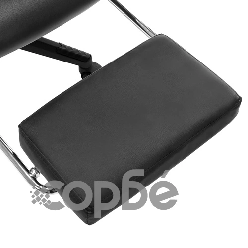 Геймърски стол с подложка крака черно/златисто изкуствена кожа ➤ топ цена ➤ sorbe.bg