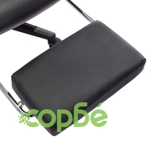 Геймърски стол с подложка за крака черно и сиво изкуствена кожа ➤ топ цена ➤ sorbe.bg